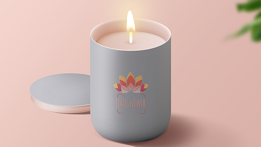 Candle Lotus Flower